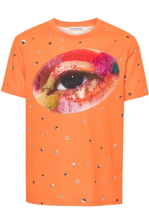 Acne Studios Playera con ojo estampado