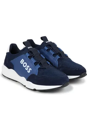 HUGO BOSS Tenis con paneles y logo estampado