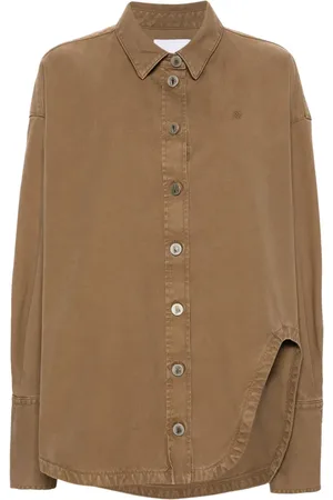The Attico Gabardina con cuello italiano