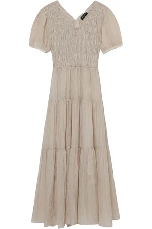 tout a coup Vestido midi con mangas farol