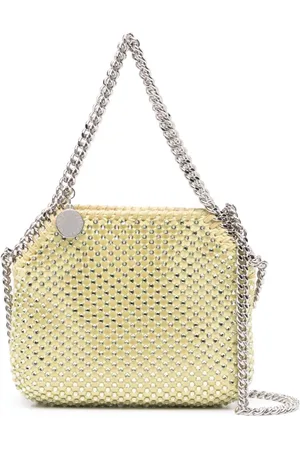 Stella McCartney Bolsa de hombro con detalles de cristal