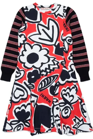 Marni Vestido con logo estampado