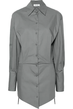 The Attico Vestido camisero corto Silvye