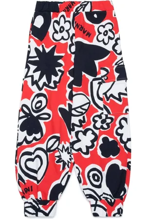 Marni Pantalones con logo estampado
