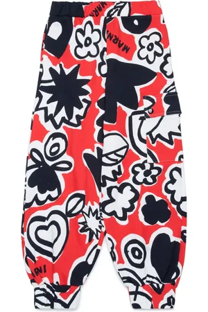 Marni Pantalones con logo estampado