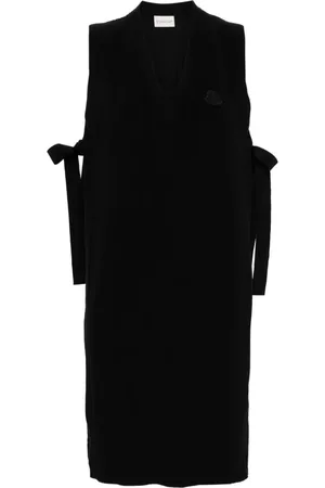 Moncler Vestido midi sin mangas con paneles