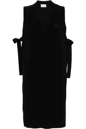 Moncler Vestido midi sin mangas con paneles