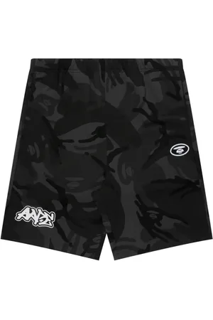 A Bathing Ape Shorts deportivos con estampado militar