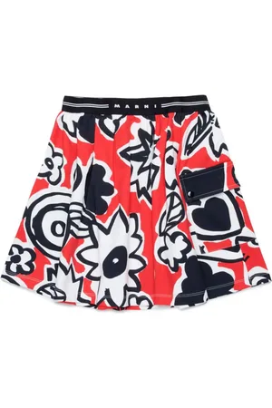 Marni Falda con estampado gráfico