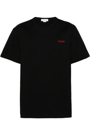 Alexander McQueen Playera con logo bordado