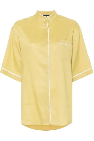 Fabiana Filippi Camisa con ribete en contraste
