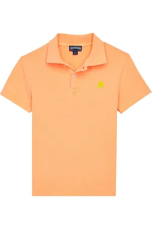 Vilebrequin Playera tipo polo manga corta con tortuga bordada