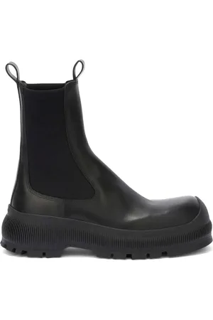 Jil Sander Botas con logo en relieve