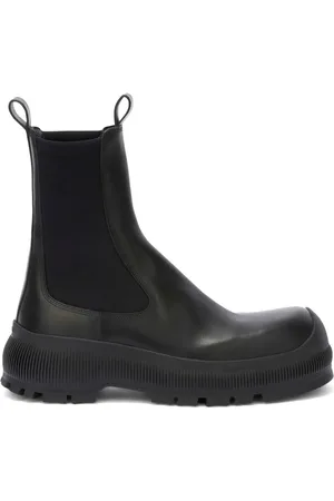 Jil Sander Botas con logo en relieve