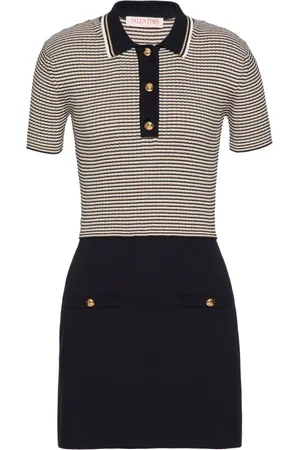 VALENTINO GARAVANI Vestido corto estilo playera tipo polo