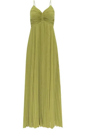 Diane von Furstenberg Vestido sin mangas con diseño plisado