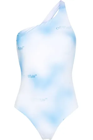 OFF-WHITE Traje de baño con logo estampado