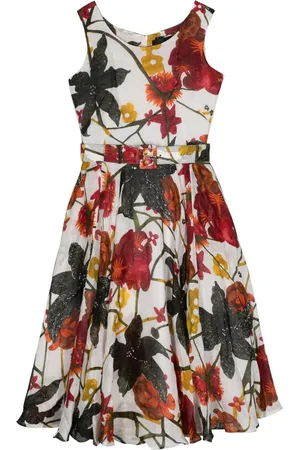 SAMANTHA SUNG Vestido con estampado floral