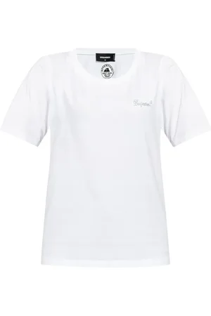 Dsquared2 Playera con logo y detalles strass