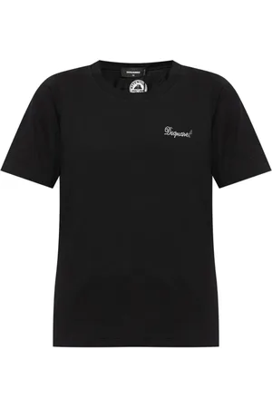 Dsquared2 Playera con logo y detalles strass