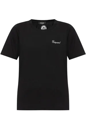 Dsquared2 Playera con logo y detalles strass