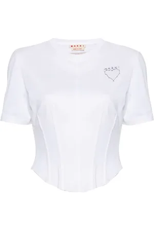 Marni Playera con logo bordado