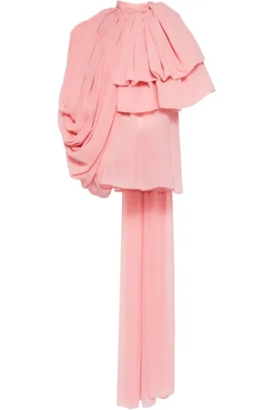 ISABEL SANCHIS Blusa de georgette drapeada