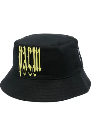 Palm Angels Gorro de pescador con logo estampado