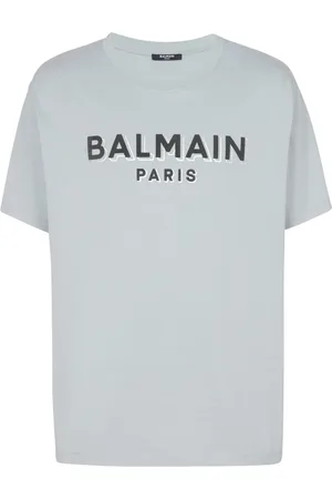 Balmain Playera con logo estampado