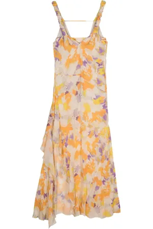 Patrizia Pepe Vestido asimétrico con estampado floral