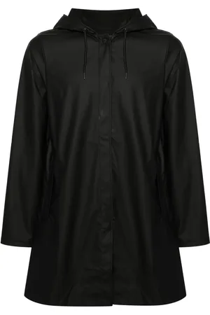 Rains Parka con capucha y botones