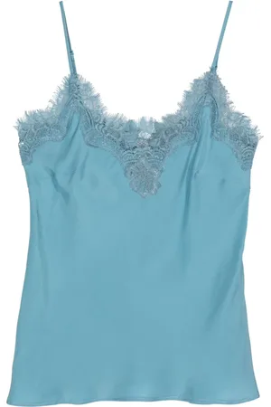 Gold Hawk Top de seda Claire Coco Cami