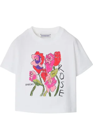 Burberry Playera con estampado Rose