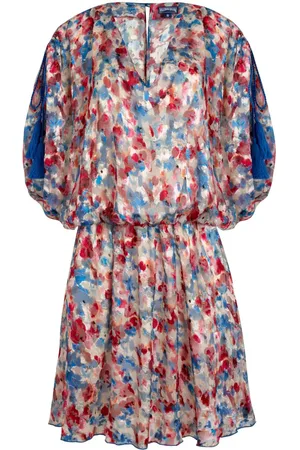 Vilebrequin Vestido corto Frimouss con estampado abstracto