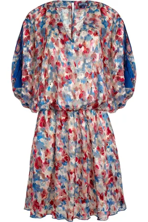 Vilebrequin Vestido corto Frimouss con estampado abstracto