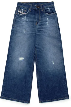 Diesel Jeans rectos rasgados
