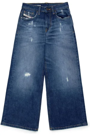 Diesel Jeans rectos rasgados