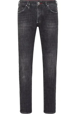Philipp Plein Jeans rectos con tiro bajo