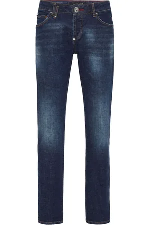 Philipp Plein Jeans rectos con tiro bajo