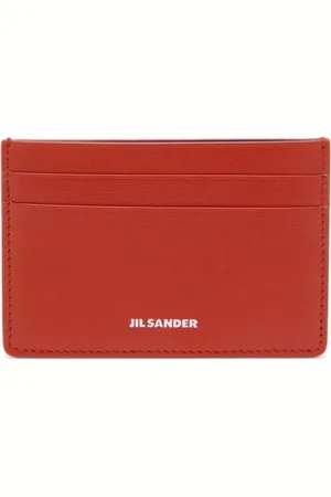 Jil Sander Tarjetero con diseño curvo