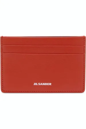 Jil Sander Tarjetero con diseño curvo