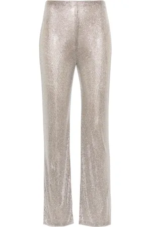 GIUSEPPE DI MORABITO Pantalones rectos con detalles de strass