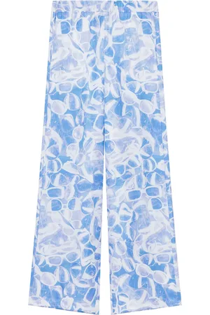 Stella McCartney Pantalones de pijama con lentes de sol estampadas