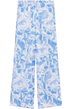 Stella McCartney Pantalones de pijama con lentes de sol estampadas