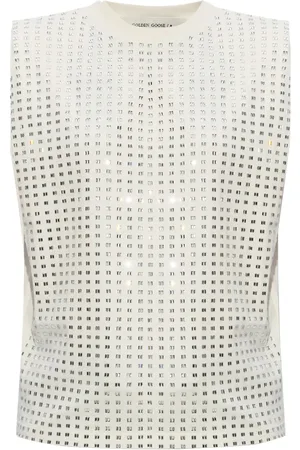 Golden Goose Top con detalles de cristal