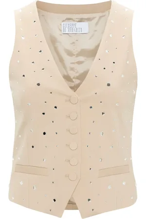 GIUSEPPE DI MORABITO Chaleco con detalles de strass
