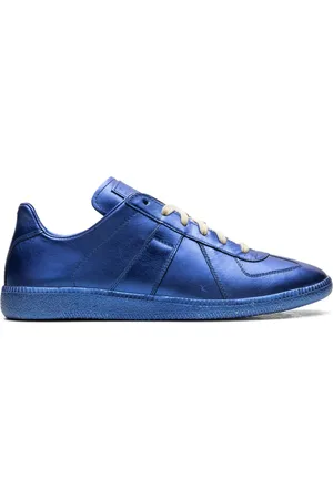 Maison Margiela Tenis bajos Replica "Blue Metallic"