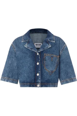 Moschino Camisa corta de mezclilla
