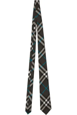 Burberry Corbata de seda con motivo Nova Check