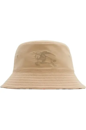 Burberry Gorro de pescador reversible con cuadros estampados